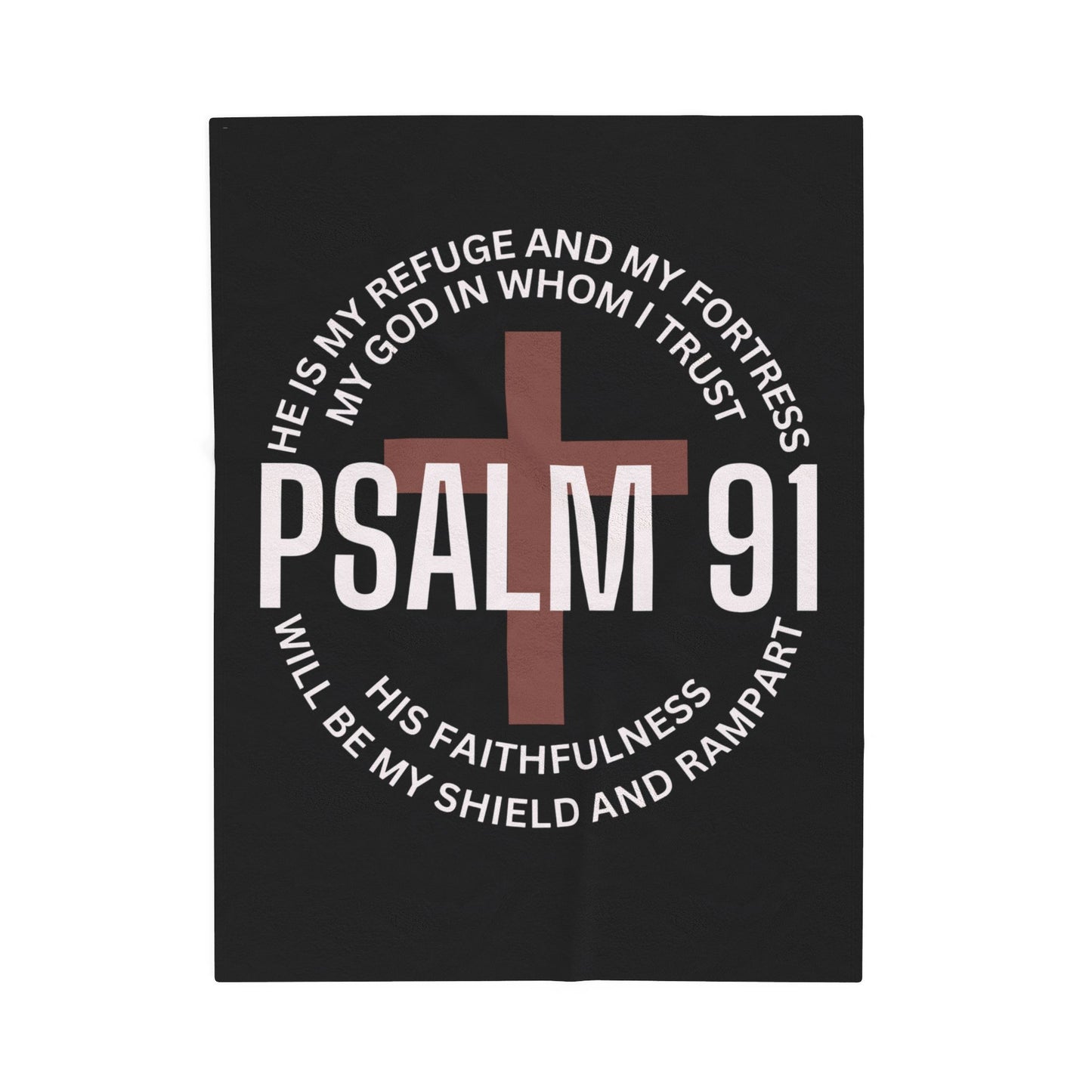 Psalm 91 Plush Blanket