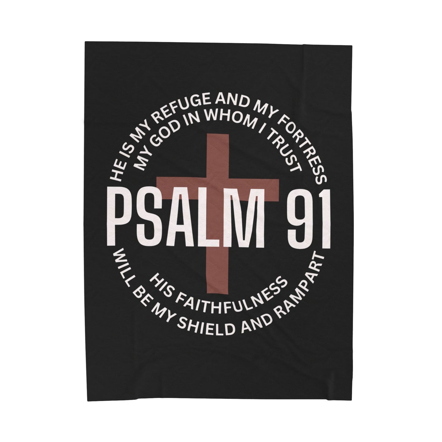 Psalm 91 Plush Blanket